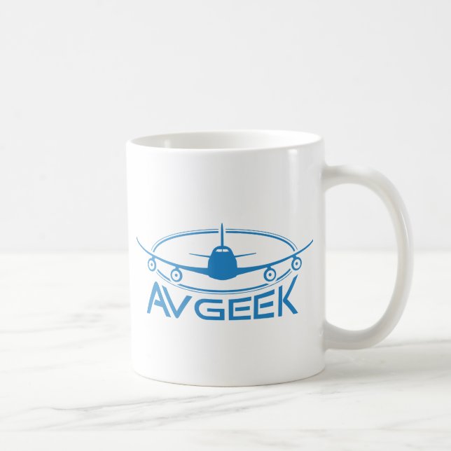 Caneca De Café Roupa de AvGeek (Direita)