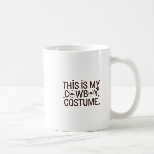 Caneca De Café Roupa de Cowboy Ocidental Fofo para Homens  (Direita)