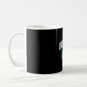 Caneca De Café Roupa de Dia de São Patrício engraçado irlandês