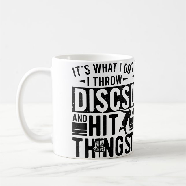 Caneca De Café Roupa de Disc Golf para Jogadores de Disc Golf (Esquerda)