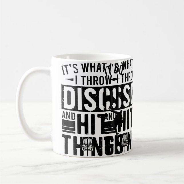 Caneca De Café Roupa de Disc Golf para Jogadores de Disc Golf (Esquerda)