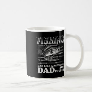 Caneca De Café Roupa Vintage Pai De Pesca Como Uma Gordura De Pai