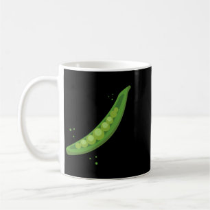 Caneca De Café Roupas Combinadas de Casal de Homens Ervilha Funny