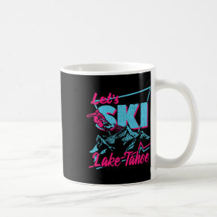 Caneca De Café Roupas de Esqui Vintage Anos 80 90 - Retro Lake Ta