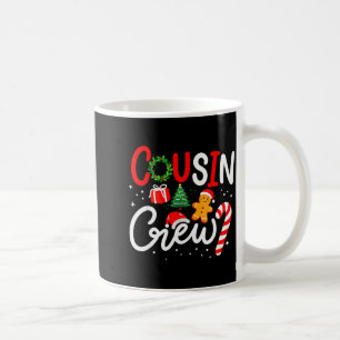 Caneca De Café Roupas de Natal da Tripulação de Primos Família Co