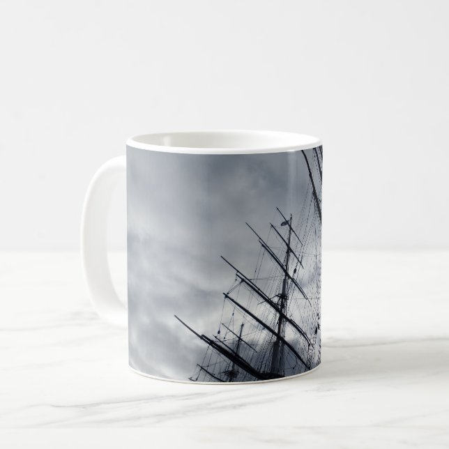 Caneca De Café Roupas de velas brancas de café (Frente Esquerda)