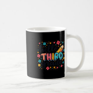 Caneca De Café Roupas de Volta às Aulas Prontas para a 3ª Série