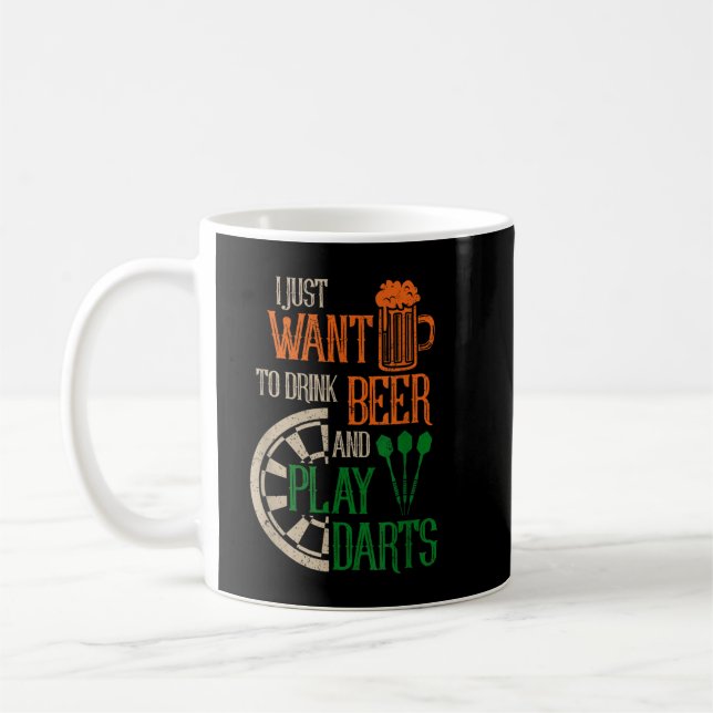 Caneca De Café Roupas engraçadas de dardo para homens e mulheres  (Esquerda)