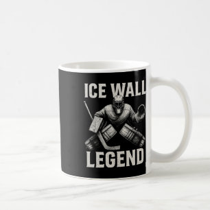 Caneca De Café Roupas Esportivas de Goleiro de Hóquei – Lenda da 