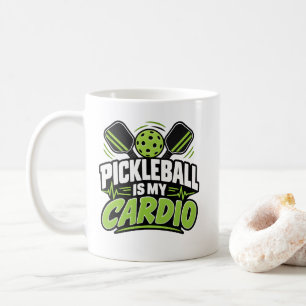 Caneca De Café Roupas Esportivas de Pickleball "PICKLEBALL É MEU