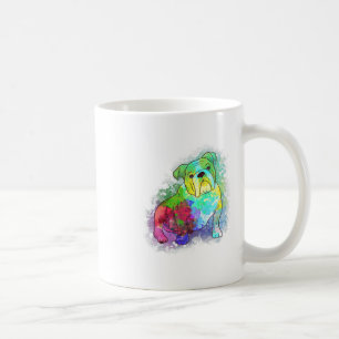 Caneca De Café Roupas Para Buldogue Inglês Momanddad Bull