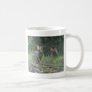 Caneca De Café Roupas Presentes Par de Coelhos Selvagens Cottonta