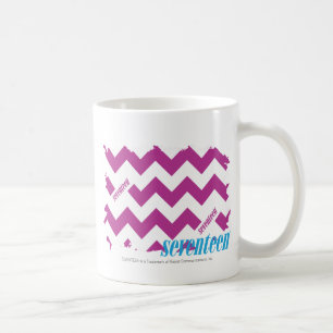 Caneca De Café Roxo 3 do ziguezague