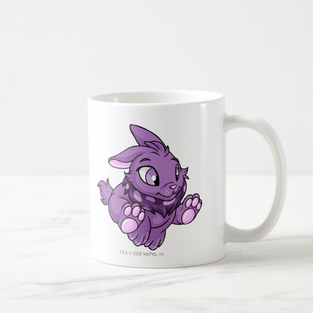 Caneca De Café Roxo de Cybunny (Direita)