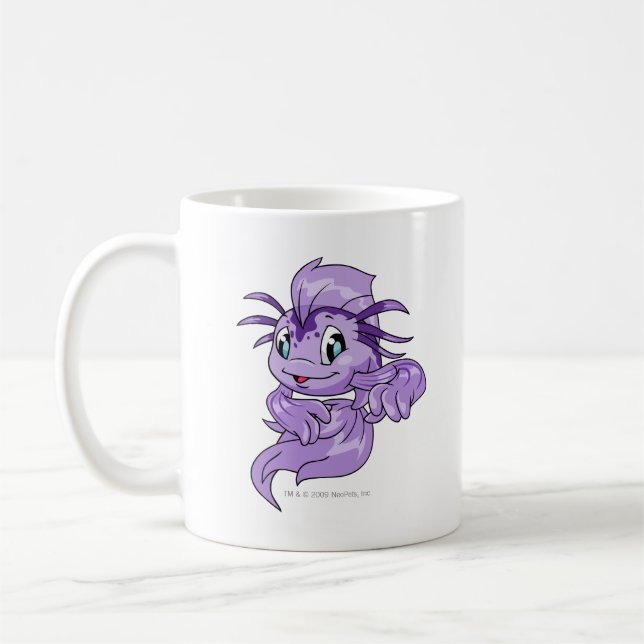 Caneca De Café Roxo de Koi (Esquerda)