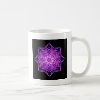 Caneca De Café Roxo de Stardust do Fractal
