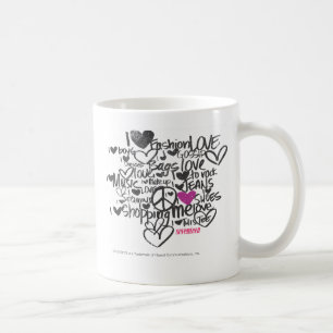 Caneca De Café Roxo dos grafites