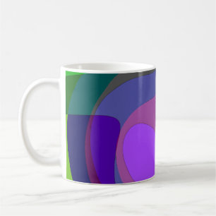 Caneca De Café Roxo E Verde 403