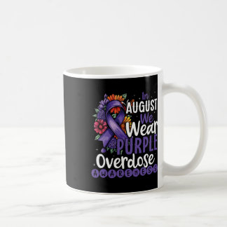 Caneca De Café Roxo em Agosto Suporte Conscientização Sobre-dose