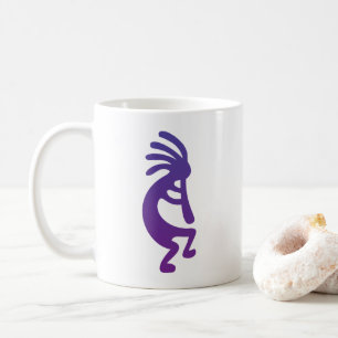 Caneca De Café Roxo Magic Kokopelli