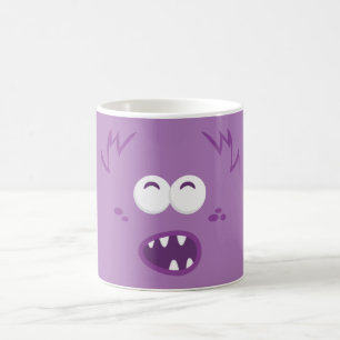 Caneca De Café Roxo Monstro