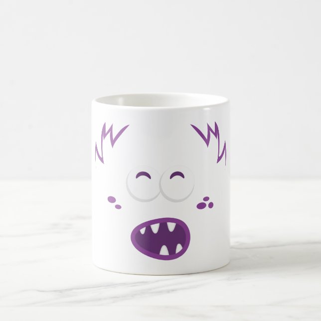 Caneca De Café Roxo Monstro (Centro)