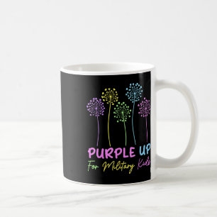 Caneca De Café Roxo Para Crianças Militares - Mês Das Forças