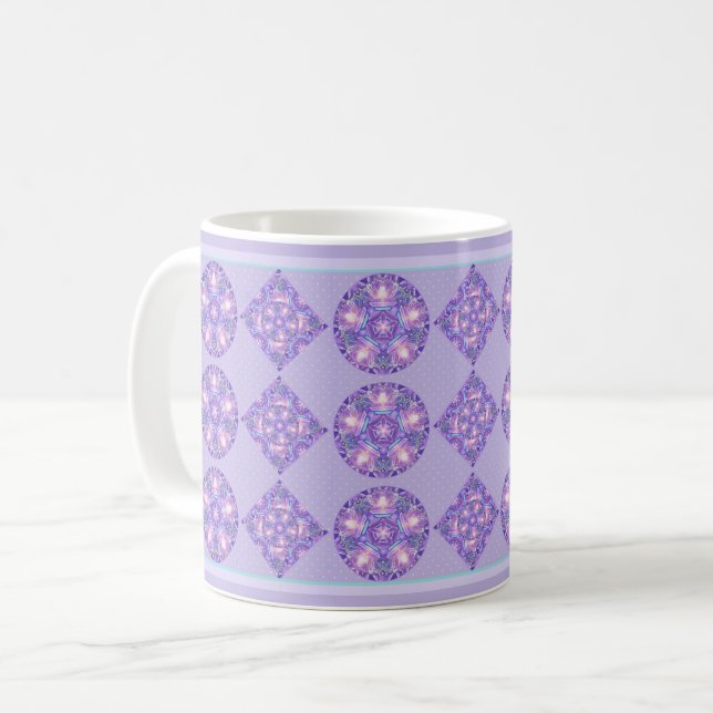 Caneca De Café Roxo W1 (Frente Esquerda)