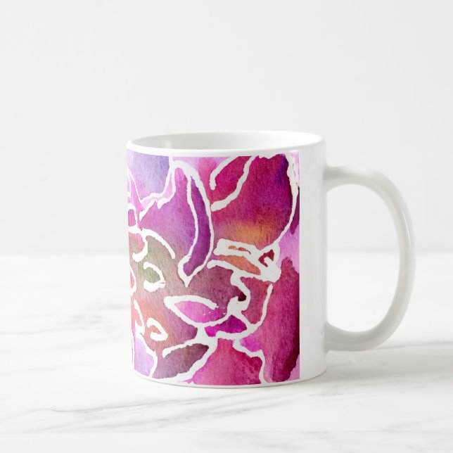 Caneca De Café Roxo Wallflower Mug (Direita)