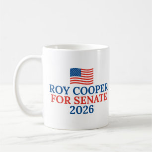 Caneca De Café Roy Cooper para Senado Eleição 2026