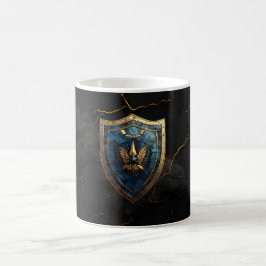 Caneca De Café Royal Blue Eagle Crest Gaming