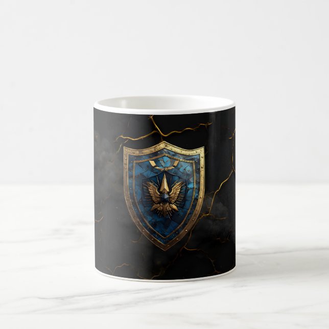 Caneca De Café Royal Blue Eagle Crest Gaming    (Centro)