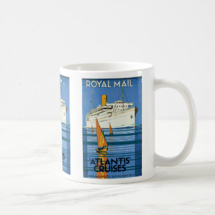 Caneca De Café Royal Mail "Atlantis Cruises"
