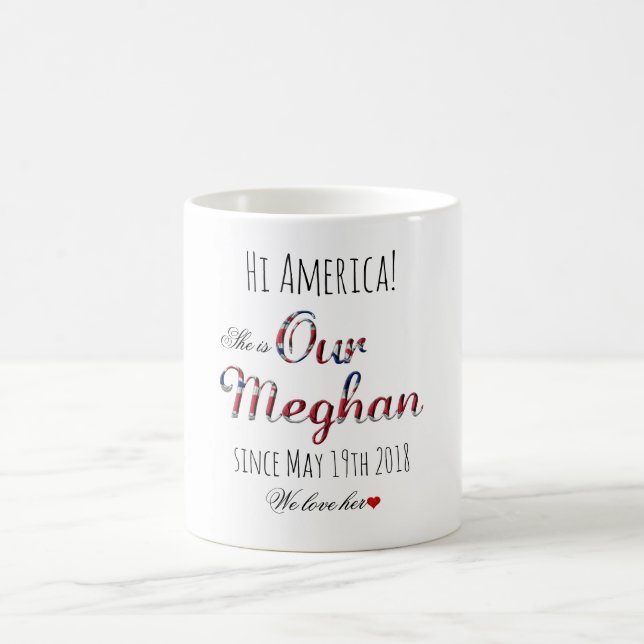 Caneca De Café Royal Wedding Meghan Markle Prince Harry Funny (Centro)