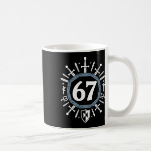 Caneca De Café Rpg 67 Número 6 7 Meme Seis Sete Vídeo de Alunos G