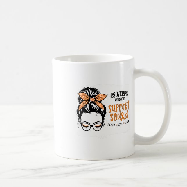 Caneca De Café Rsdcrps Warrior Awarness Support Squad Messad Bun (Direita)