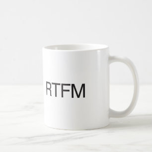 CANECA DE CAFÉ RTFM