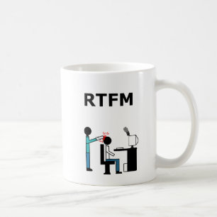 CANECA DE CAFÉ RTFM