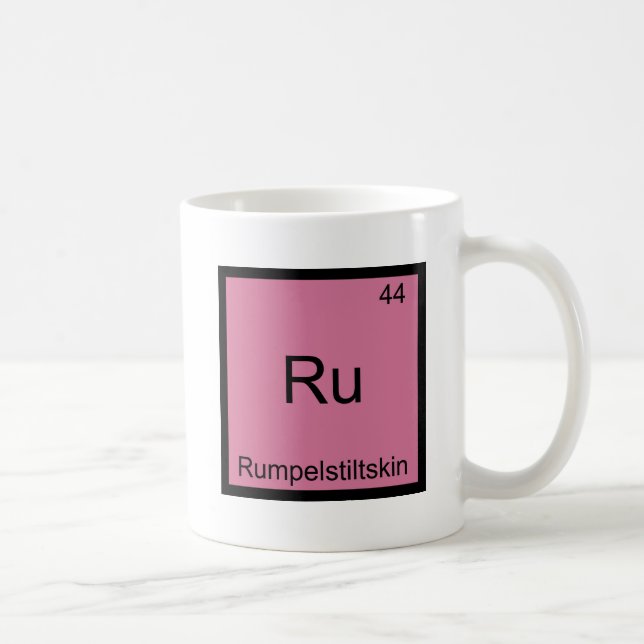 Caneca De Café Ru - Rumpelstiltskin Camiseta Divertida de Element (Direita)