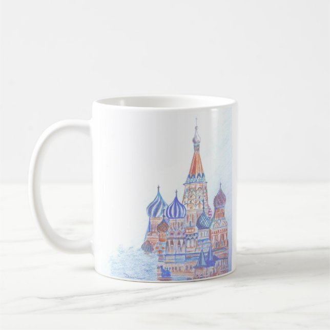 Caneca De Café Rua, a catedral de Basil (Esquerda)
