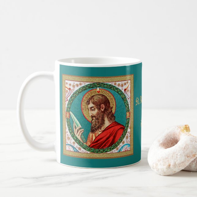 Caneca De Café Rua. Bartolomeu o postle (JMAS 03) (Com Donut)