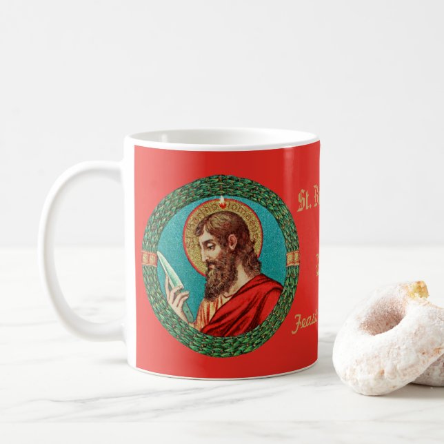 Caneca De Café Rua. Bartolomeu o postle (JMAS 03) (Com Donut)