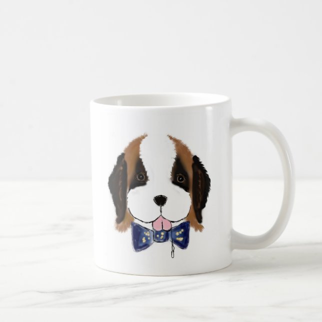 Caneca De Café Rua: Bernard Puppy Mug - Slobbers Puppy Love Serie (Direita)