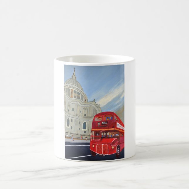 Caneca De Café Rua. Catedral de Paul e Ônibus de Londres (Centro)