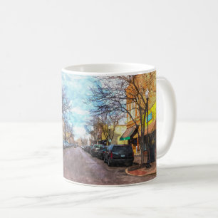 Caneca De Café Rua Charles Main Rua Painterly Coffee Mug