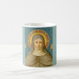 Caneca De Café Rua. Clare de Assisi (SAU 027) Café Mug 1