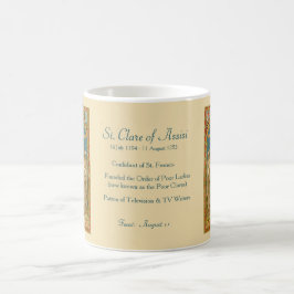 Caneca De Café Rua. Clare of Assisi & Nuns (SAU27) Coffee Mug 2.2