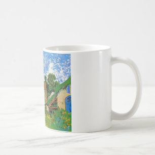 Caneca De Café Rua da Aldeia em Auvers por Vincent Van Gogh