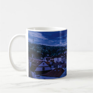 Caneca De Café Rua da noite em Praga