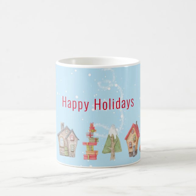 Caneca De Café Rua de Férias de Inverno Caprichosa (Centro)